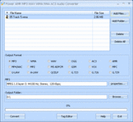 Power AMR MP3 WAV WMA M4A AC3 Audio Converter screenshot